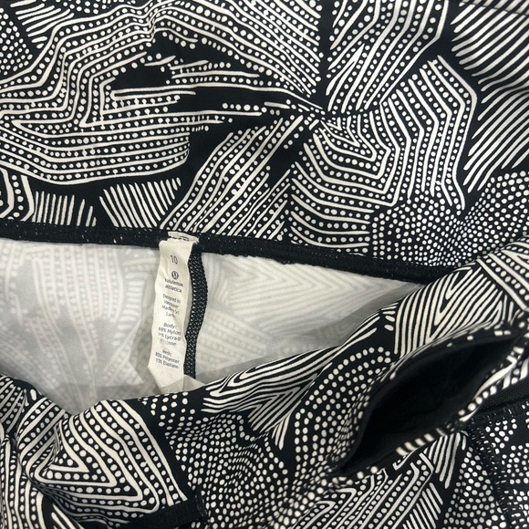 Lululemon Pace Rival Crop Leggings in Dottie Tribe Size 10 - Picture 7 of 8